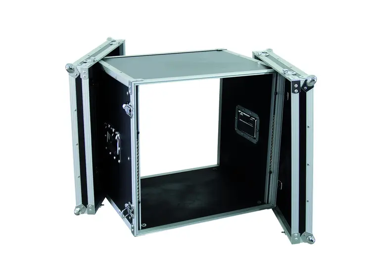 Effect rack CO DD, D:36cm, 10U, svart 